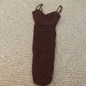 burgundy windsor mini dress - size xxs